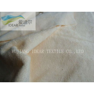 White Polyester Velvet Fabric For Blanket 019